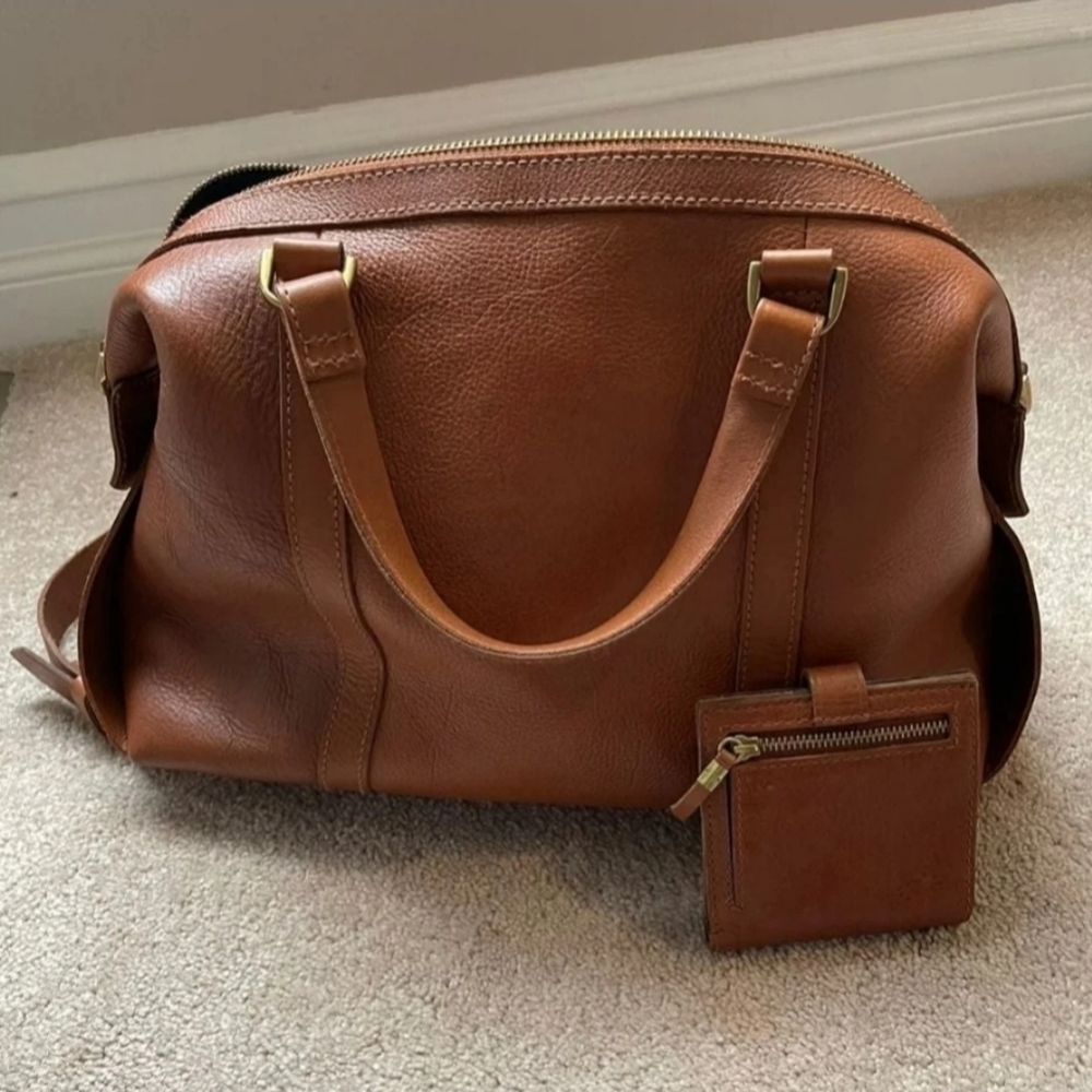 Madwell Satchel with matching wallet.